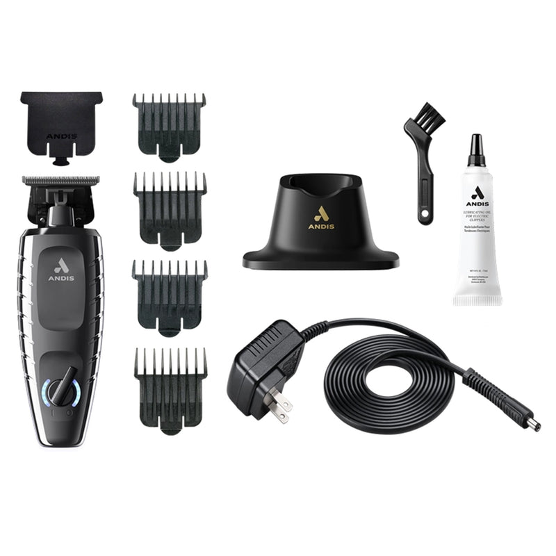 Andis Black Label Master Cordless Clipper, GTX-EXO II Trimmer & ProFoil Plus II Shaver [TRIO]