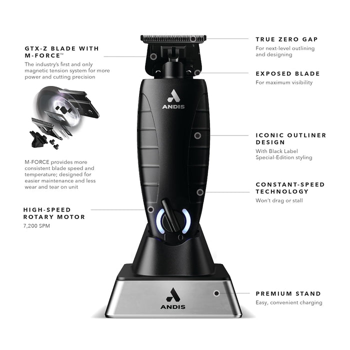 Andis Black Label GTX-EXO M-Force Special Edition Cordless Li Trimmer #561862