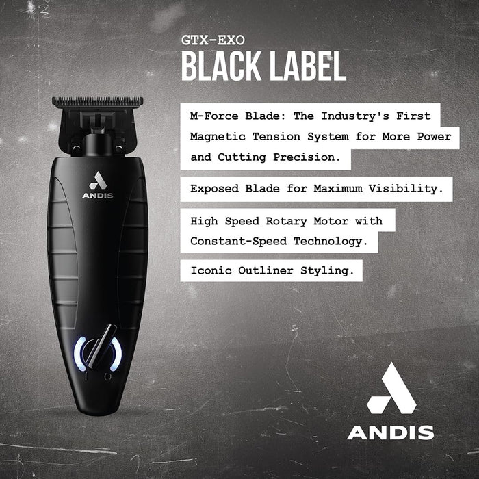 Andis Black Label GTX-EXO M-Force Special Edition Cordless Li Trimmer #561862