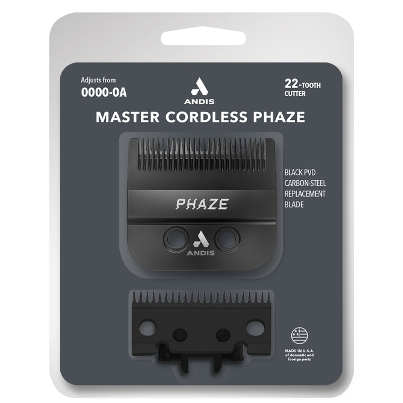 Andis Master Cordless Phaze Replacement Black Blade [22-Tooth] #561921
