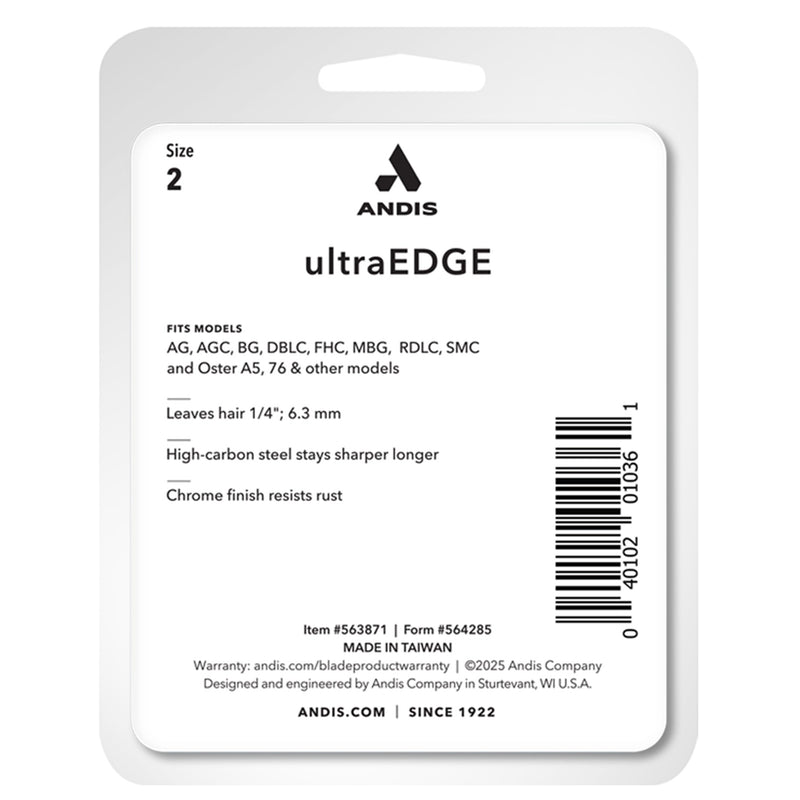Andis UltraEdge Detachable Blade, Size 2 #563871