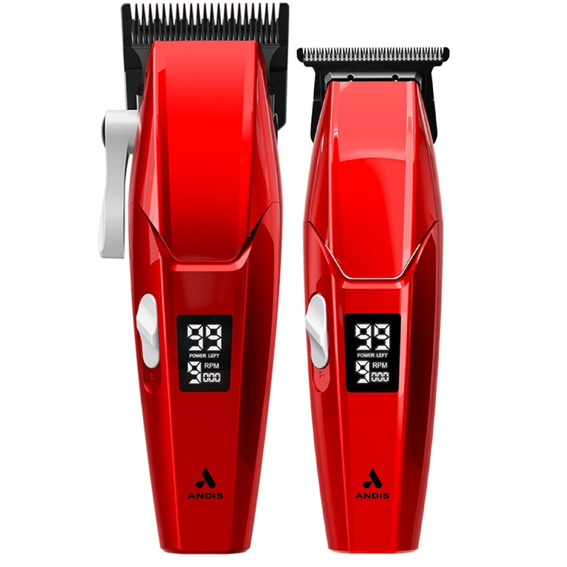 Andis TALON Cordless Clipper & Trimmer Red [DUO]