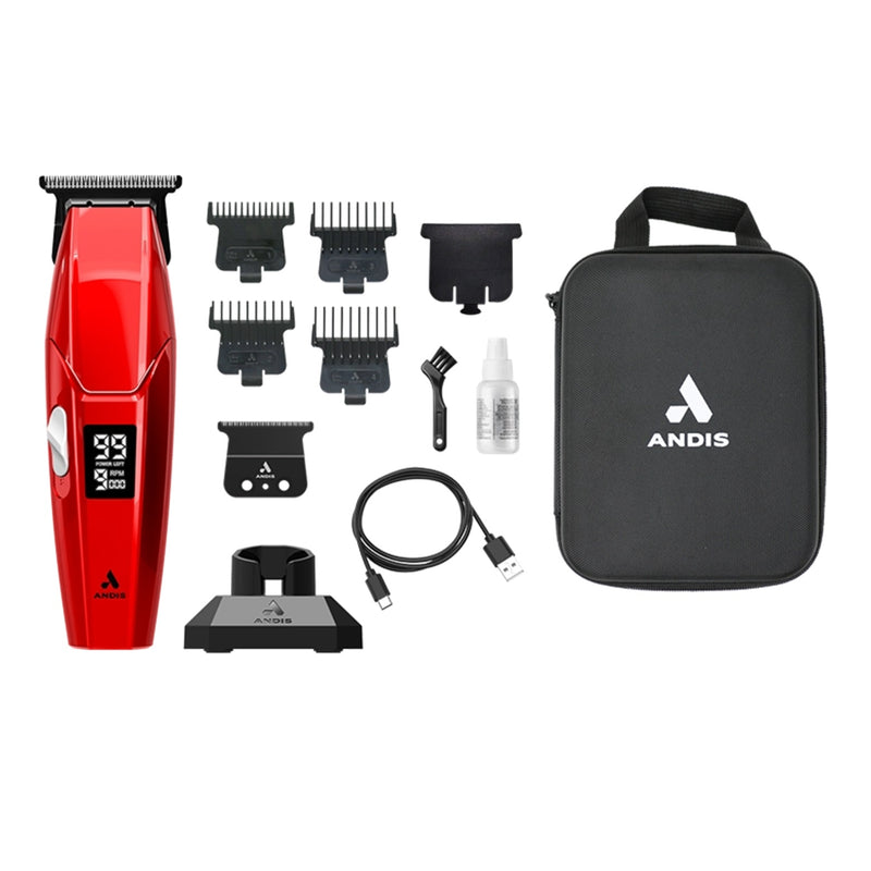 Andis TALON Cordless Trimmer Red #565348