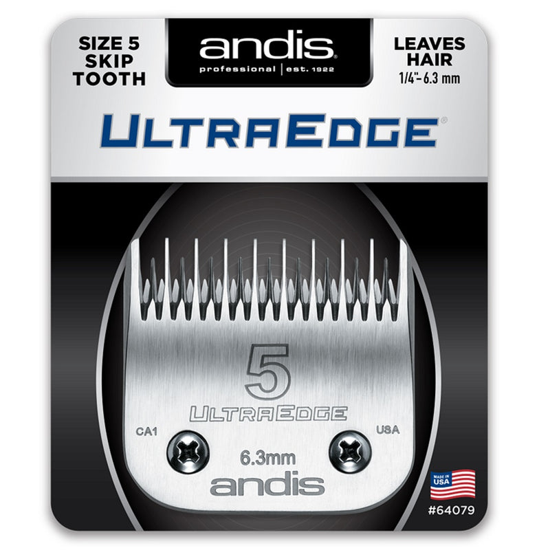 Andis UltraEdge Detachable Blade, Size 5 Skip Tooth #64079