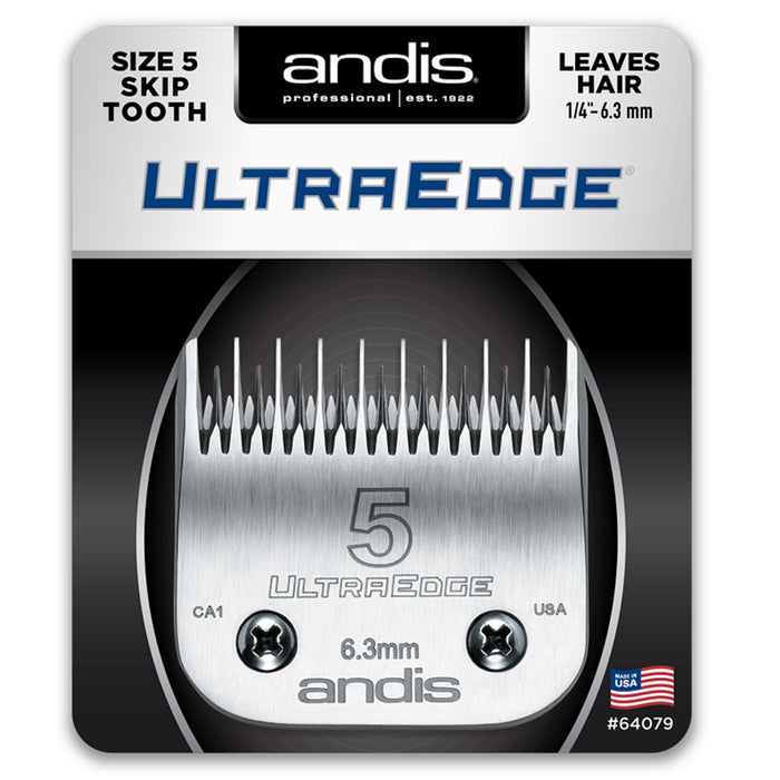 Andis UltraEdge Detachable Blade, Size 5 Skip Tooth #64079