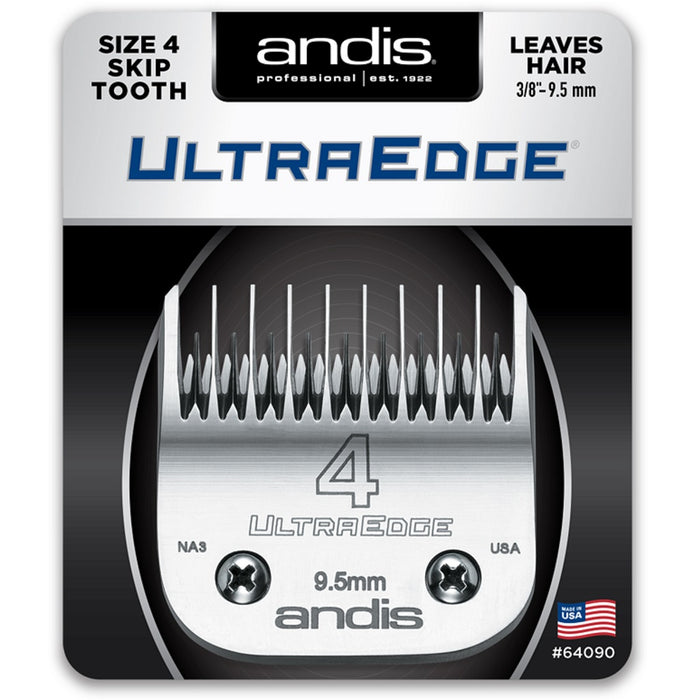 Andis UltraEdge Detachable Blade, Size 4 Skip Tooth #64090