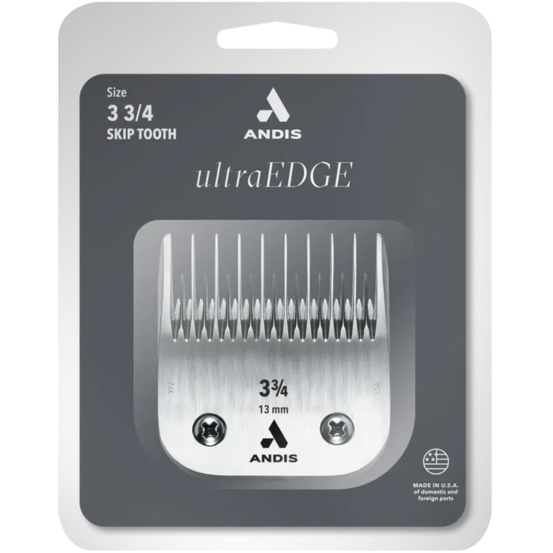 Andis UltraEdge Detachable Blade, Size 3 3/4 Skip Tooth #64133