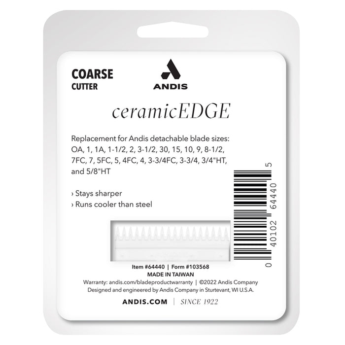 Andis CeramicEdge Detachable Blade Coarse Cutter #64440