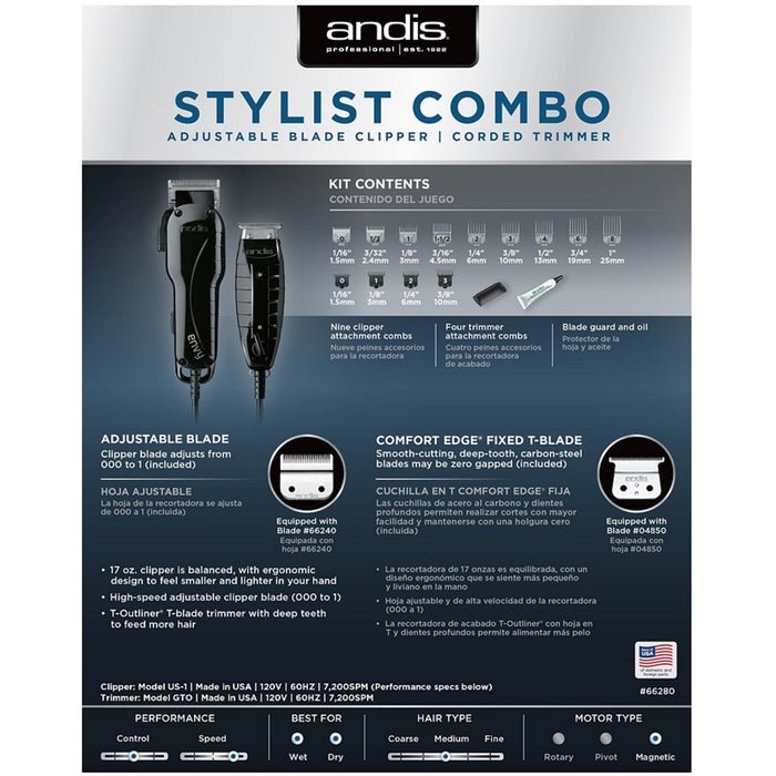 Andis Stylist Combo #66280