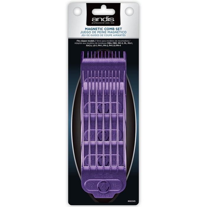 Andis Single Magnetic 5 Pcs Comb Set  -Small #66345