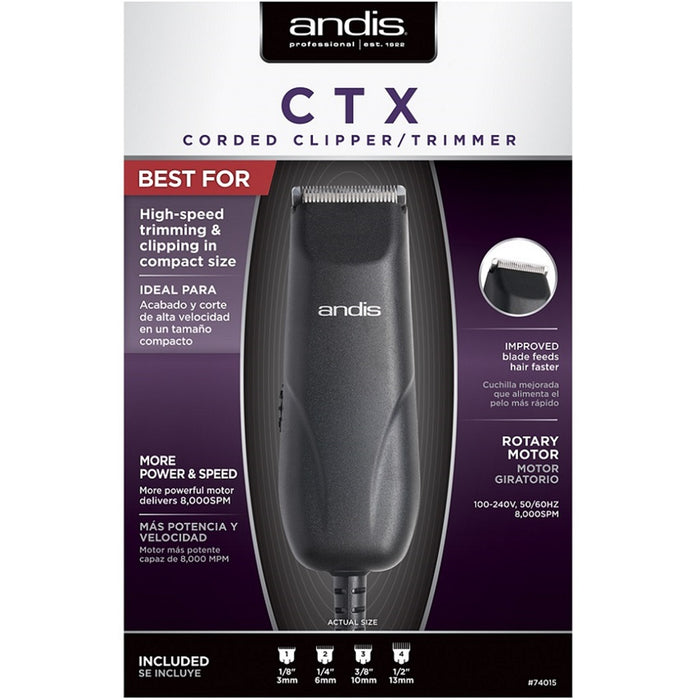 Andis CTX Corded Clipper/Trimmer #74015