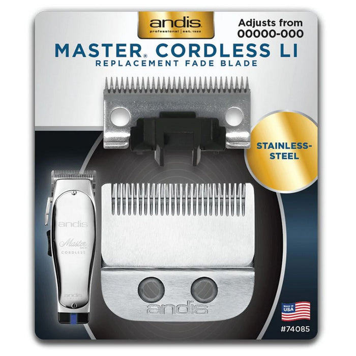 Andis Master Cordless Li Replacement Fade Blade Size 0000-000 #74085