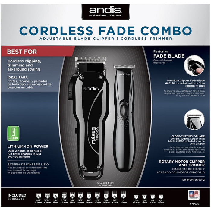 Andis Cordless Fade Combo #75020