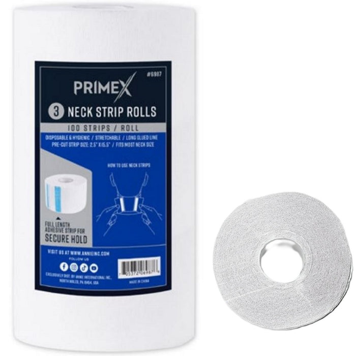 Annie PrimeX Neck Strip Rolls - 300 Strips [2 Color Options]