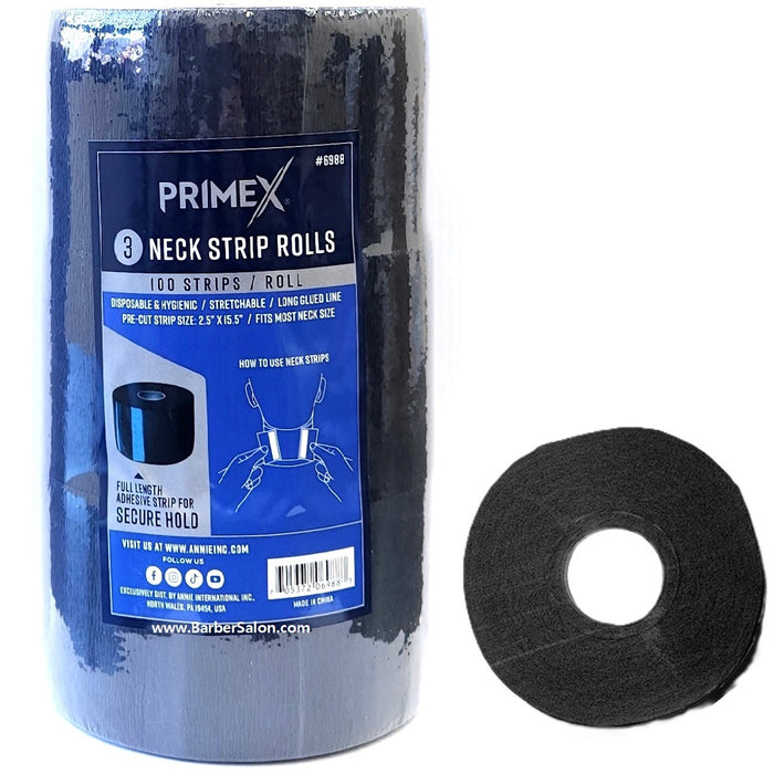 Annie PrimeX Neck Strip Rolls - 300 Strips [2 Color Options]