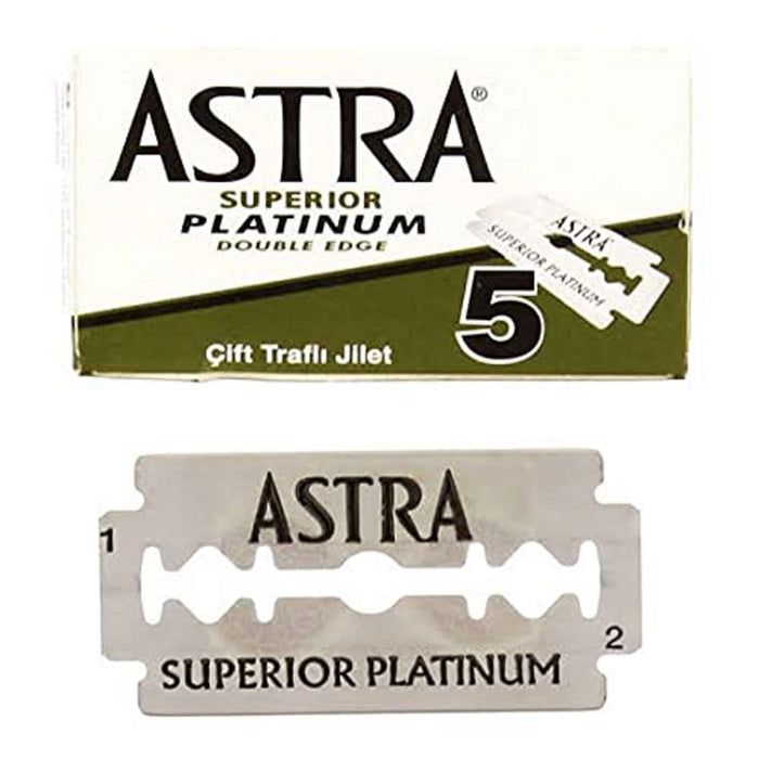 Astra Platinum Double Edge Safety Razor 100 Blades