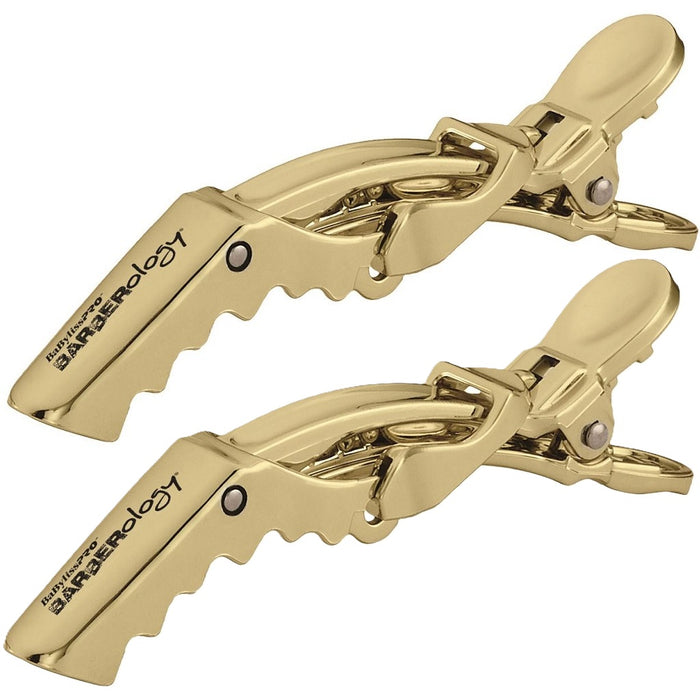 BaByliss Pro BARBERology 2 Piece Hair Clips #BBCLIPS [3 Color Options]