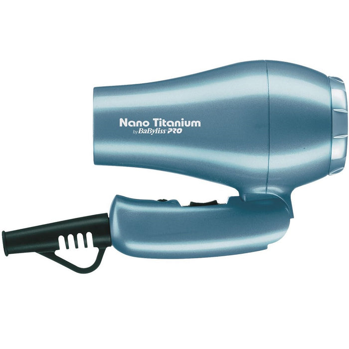 BaByliss Pro Nano Titanium Travel Dryer - Blue #BNT053TUC