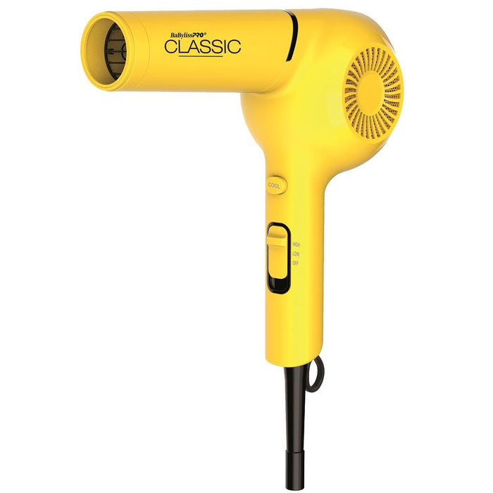 BaByliss Pro Classic Professional Pistol-Grip Dryer - Yellow #BY5175UC