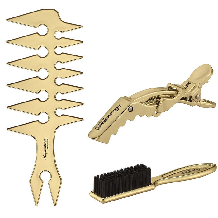 BaByliss Pro BARBERology Trio Mix - Gold, Rose Gold, Silver #BBCKT15 [3 Pcs Set]