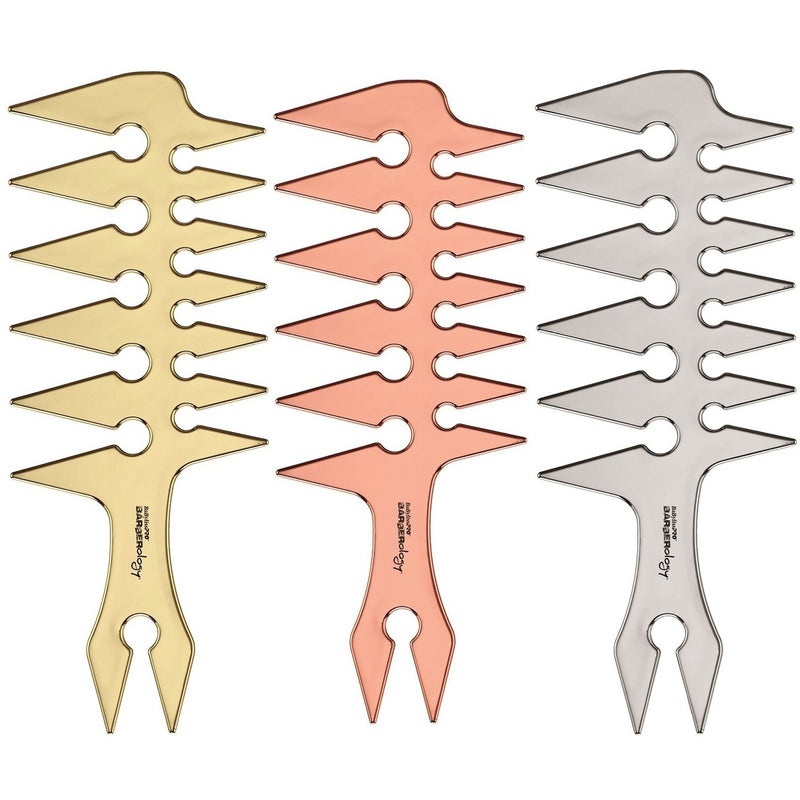 BaByliss Pro BARBERology 9" 3-IN-1 Styling Combs #BBWIDETH [3 Color Options]