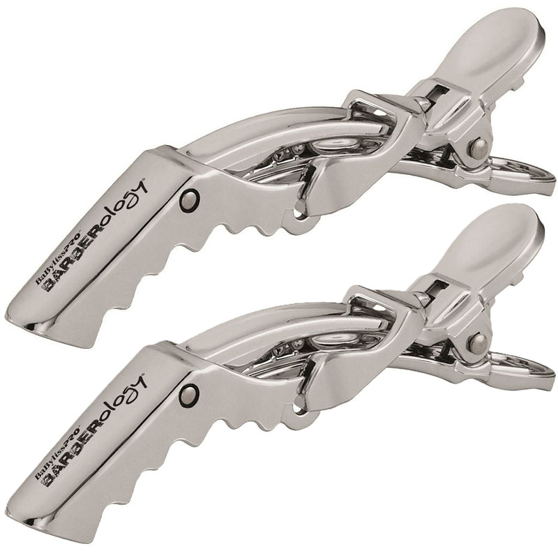 BaByliss Pro BARBERology 2 Piece Hair Clips #BBCLIPS [3 Color Options]