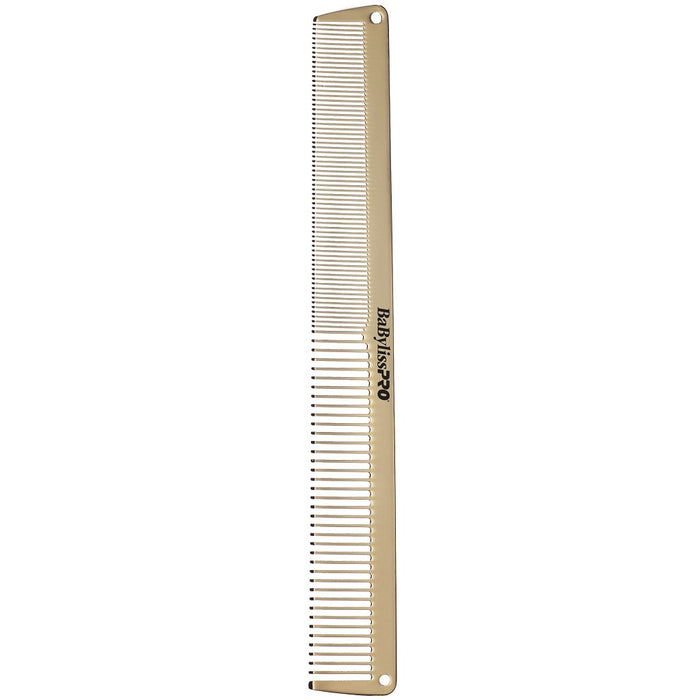 BaByliss Pro BARBERology GOLDFX Metal Comb 2-Pack #BCOMBSET2G