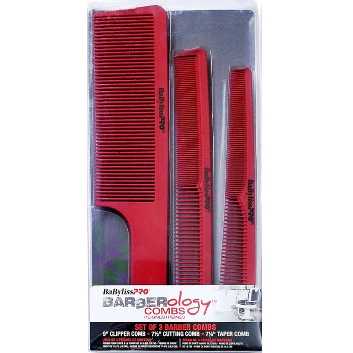 BaByliss Pro BARBERology Comb Set #BCOMBSET3