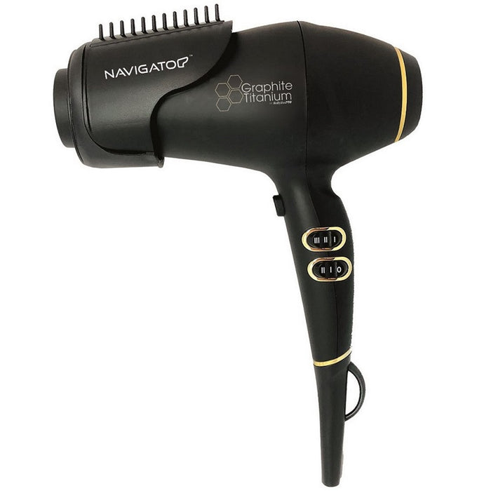 BaByliss Pro Graphite Titanium Ionic Hair Dryer 1875 Watts #BGT6395NUC