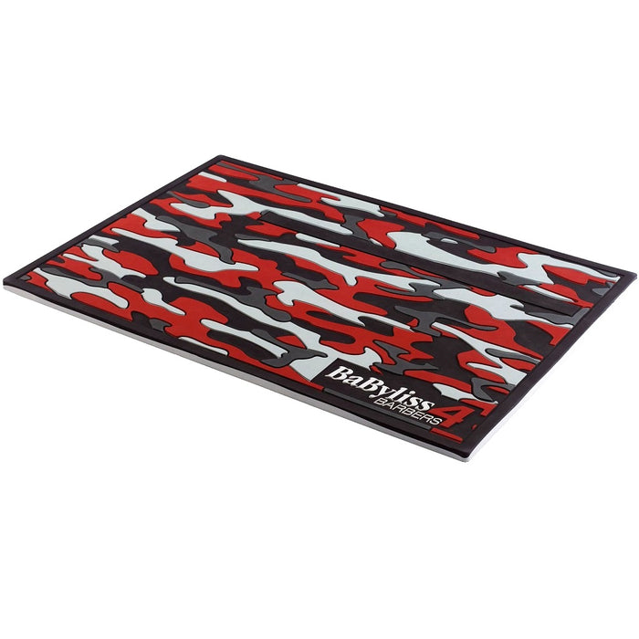 Babyliss4Barbers Red Camo Magnetic Strip Barber Mat #BMAGMAT