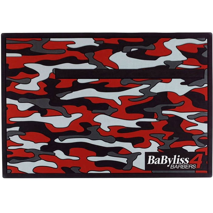 Babyliss4Barbers Red Camo Magnetic Strip Barber Mat #BMAGMAT