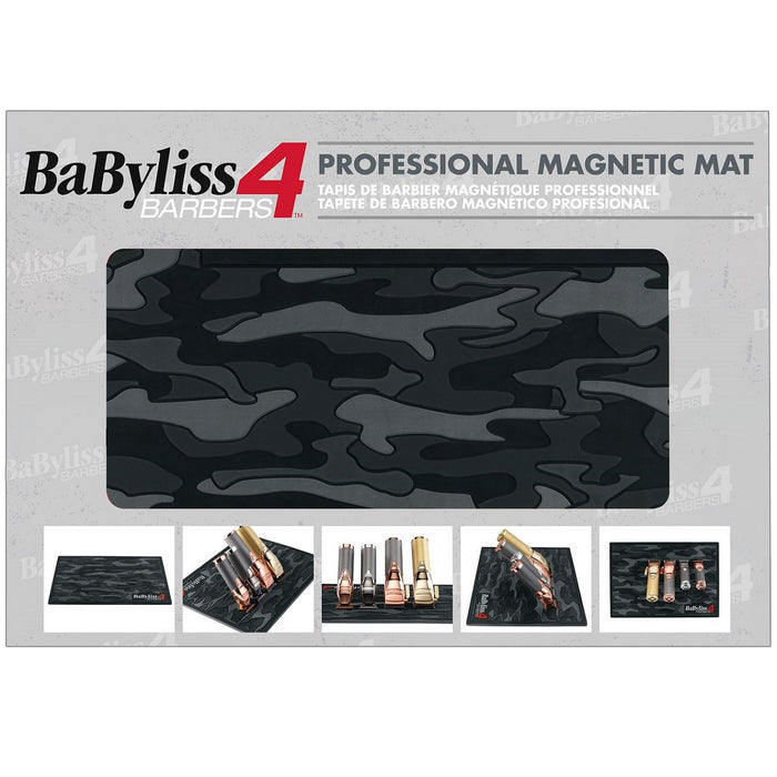 Babyliss4Barbers Black Camo Magnetic Strip Barber Mat #BMAGMATB