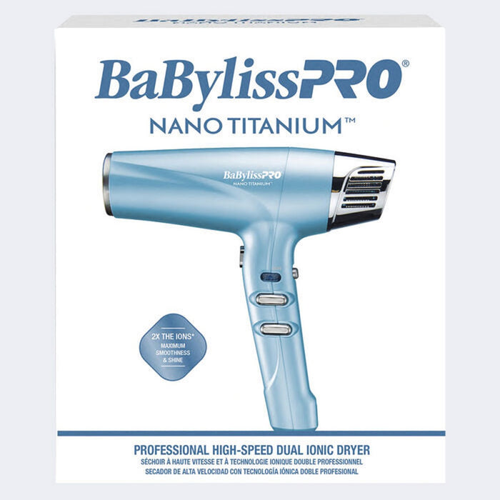 BaByliss Pro Nano Titanium Professional High-Speed Dual Ionic Dryer #BNT9100