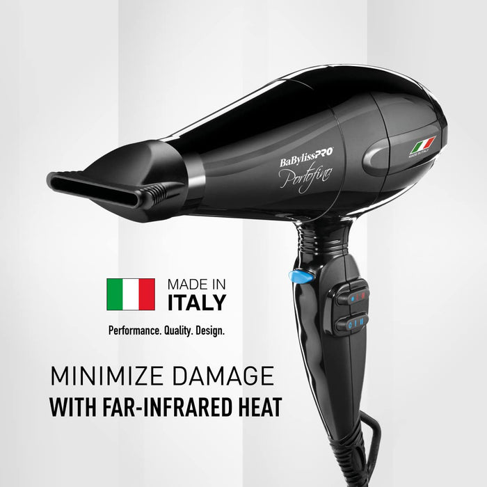 BaByliss Pro Portofino 2000 Watts Dryer -  Black #BPOR1