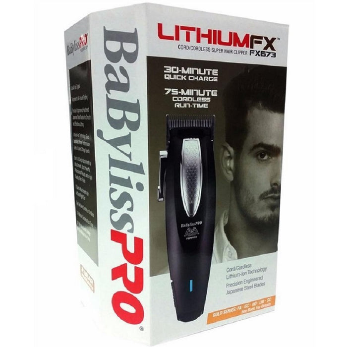 BaByliss Pro LITHIUMFX Cord/Cordless Clipper #FX673