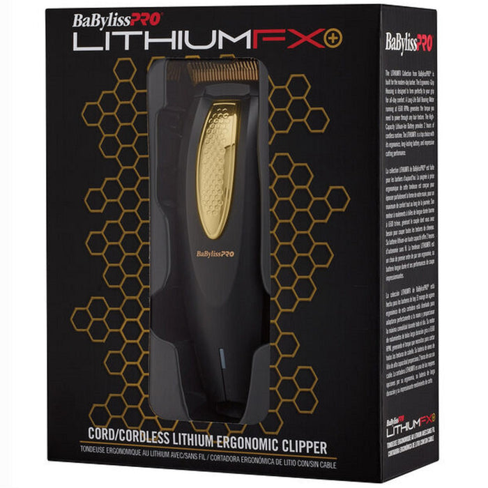 BaByliss Pro LITHIUMFX+ Cord/Cordless Lithium Ergonomic Clipper #FX673N