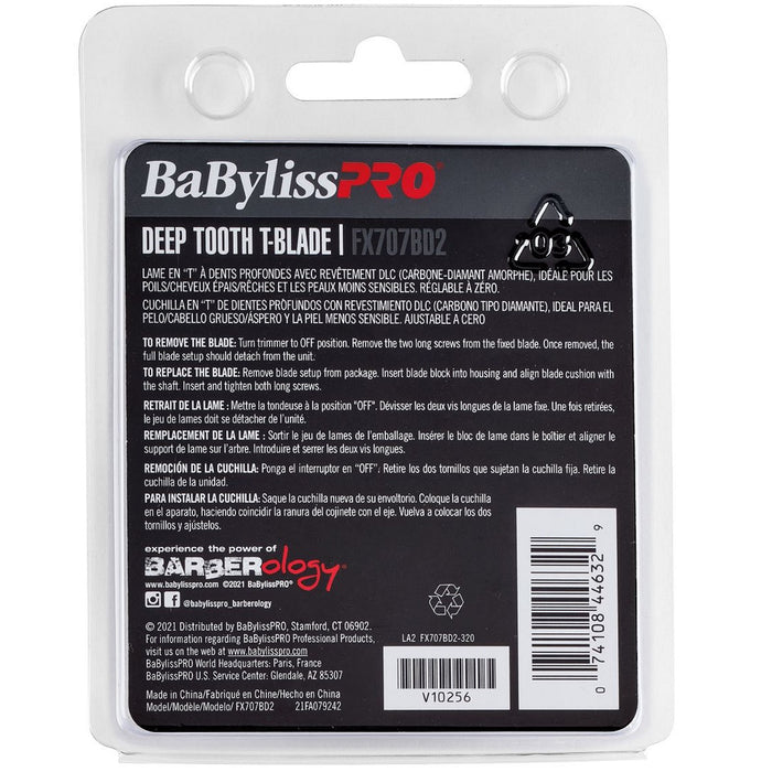 BaByliss Pro Deep Tooth T-Blade Replacement Blade #FX707BD2