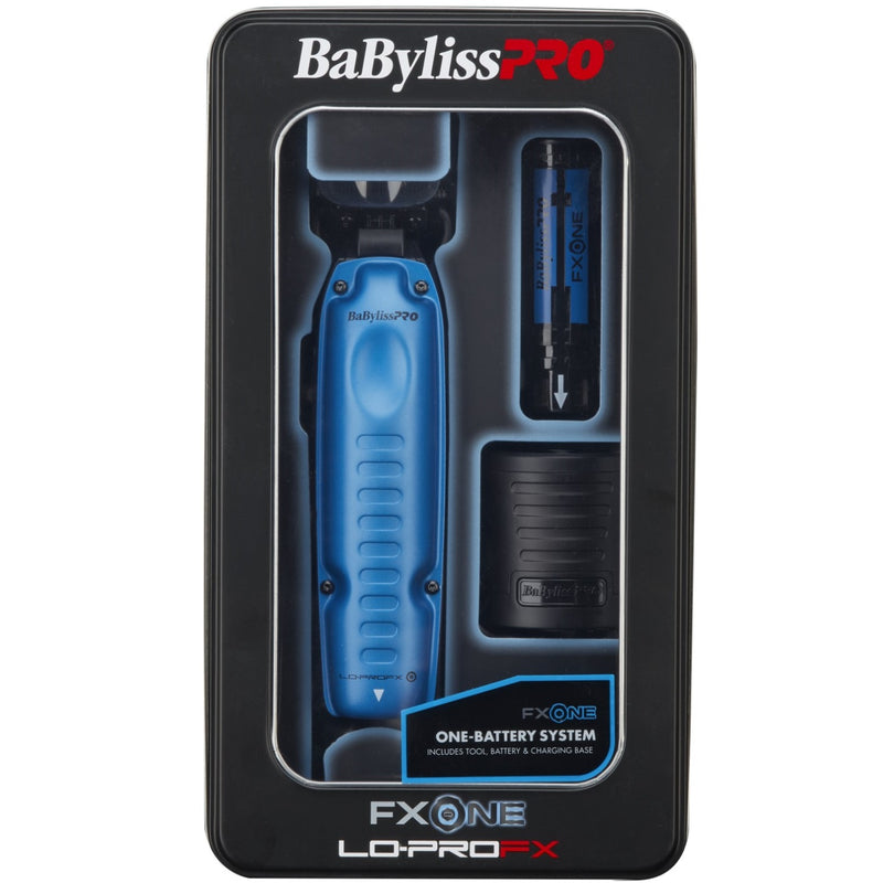 BaByliss Pro FXONE LO-PROFX LIMITED EDITION High Performance Trimmer - Black & Blue #FX729BL
