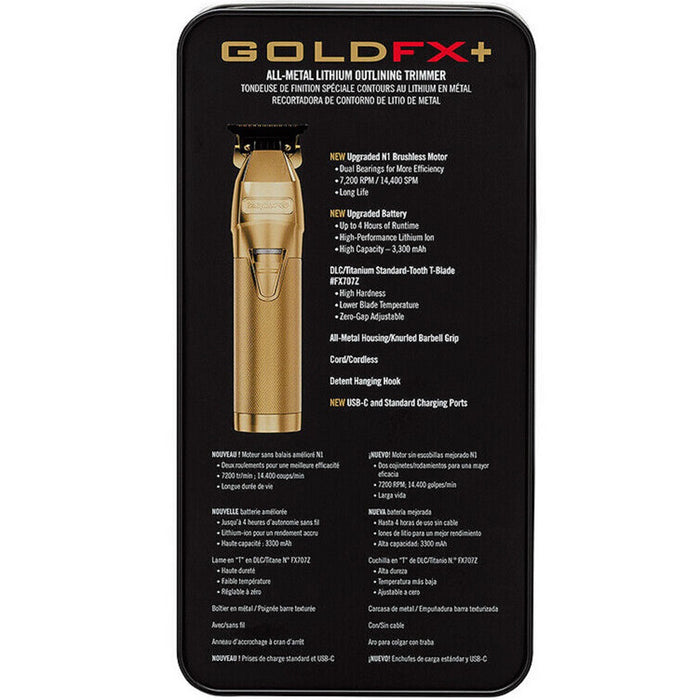 BaByliss Pro [NEW UPGRADES] GOLDFX+ Trimmer #FX787NG