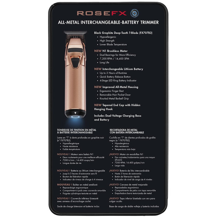 BaByliss Pro FXONE ROSEFX Trimmer #FX799RG