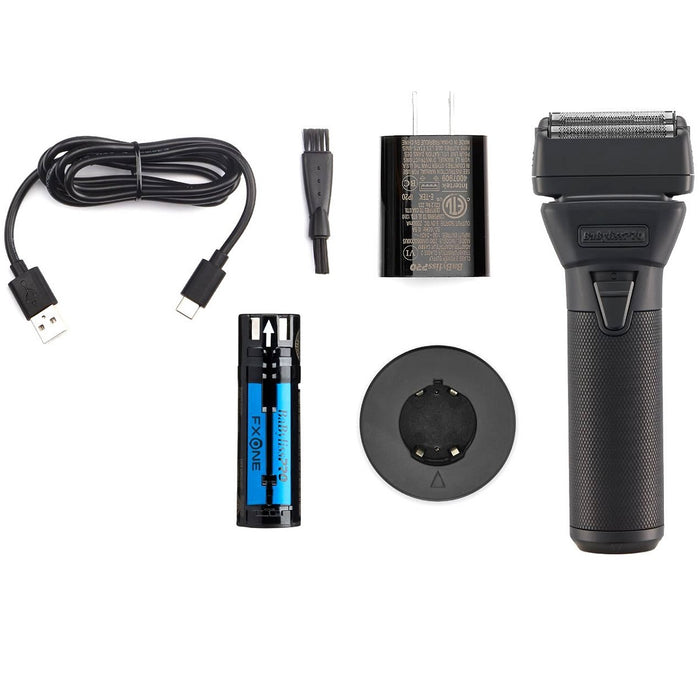 BaByliss Pro FXONE BLACKFX All-Metal Double Foil Shaver #FX79FSMB