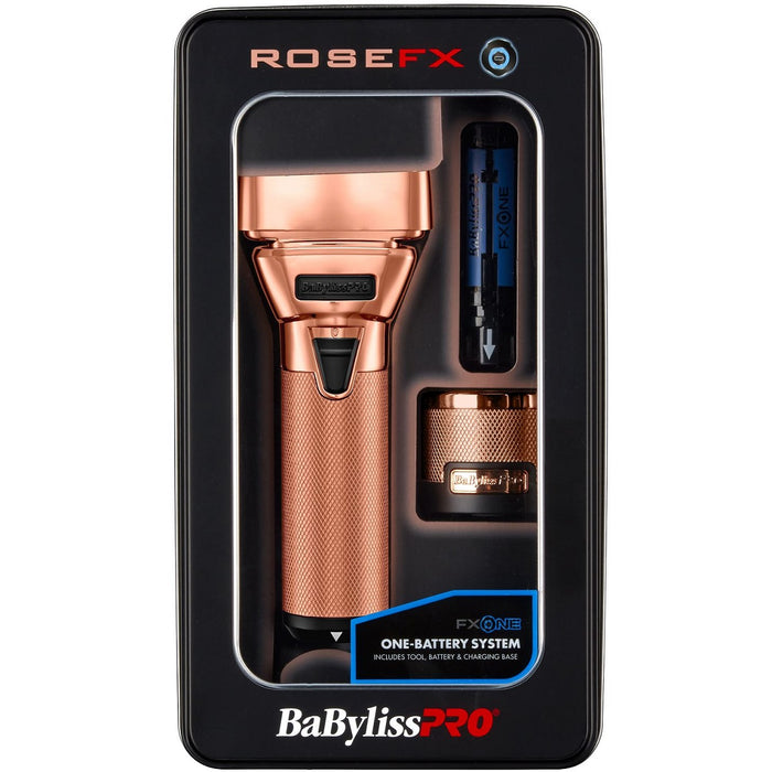 BaByliss Pro FXONE ROSEFX All-Metal Double Foil Shaver #FX79FSRG