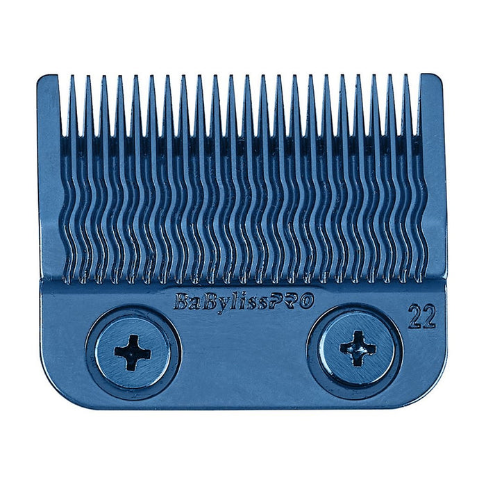 BaByliss Pro Blue Titanium Metal-Injection Molded Precision Fade Blade #FX8022BL