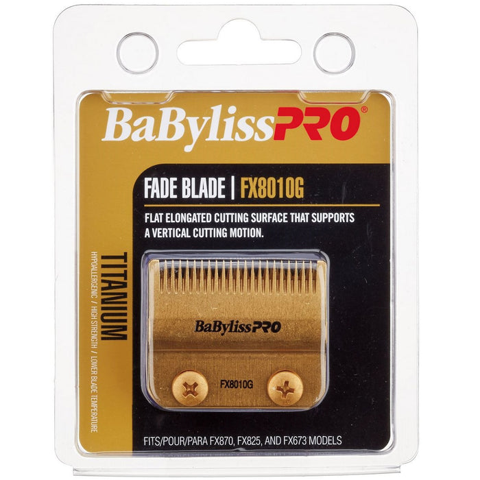 BaByliss Pro Replacement Gold Titanium Fade Blade #FX8010G