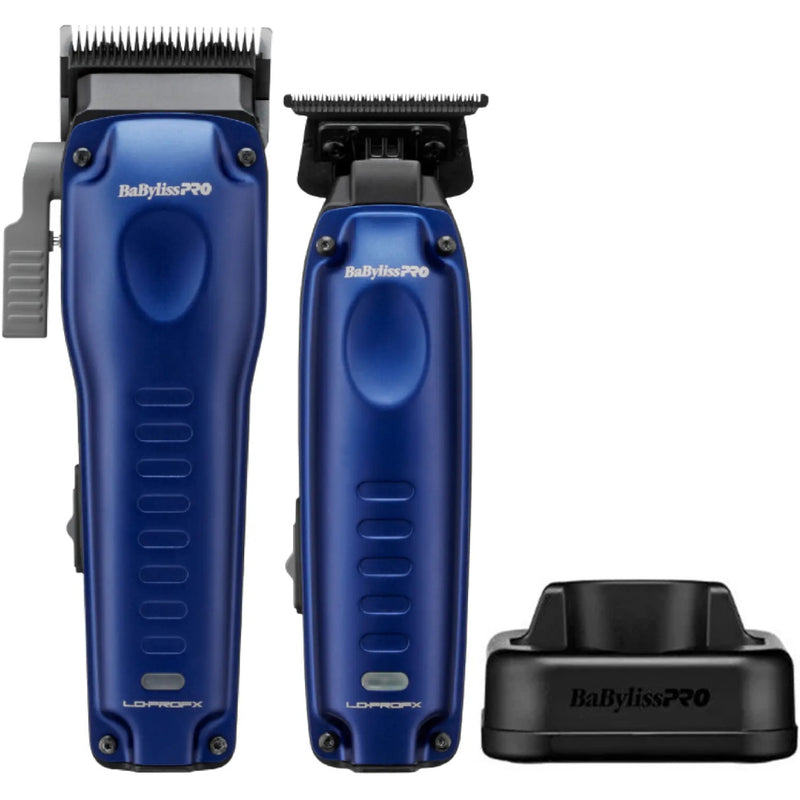 BaByliss Pro LIMITED EDITION LO-PROFX Compact Series Clipper & Trimmer Combo - Blue #FX8272PK