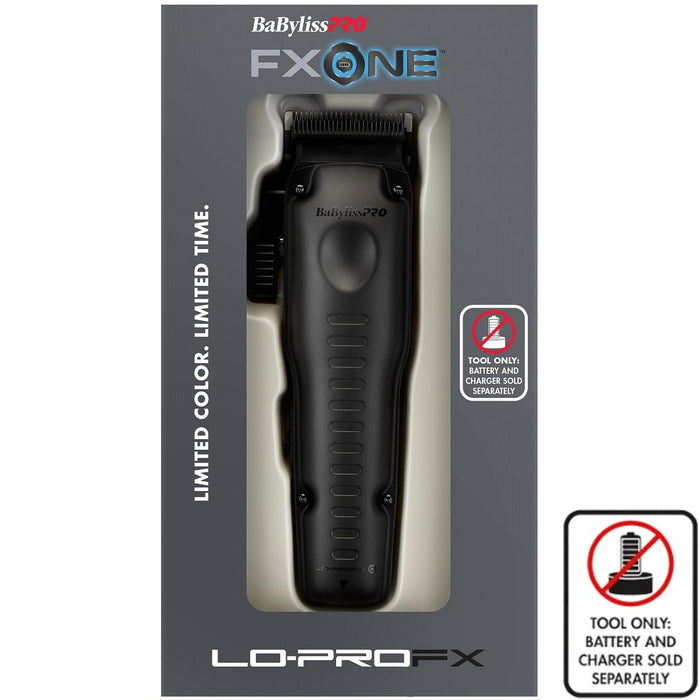 BaByliss Pro LIMITED EDITION FXONE LO-PROFX Clipper - Matte Black (TOOL ONLY) #FX829MBLT