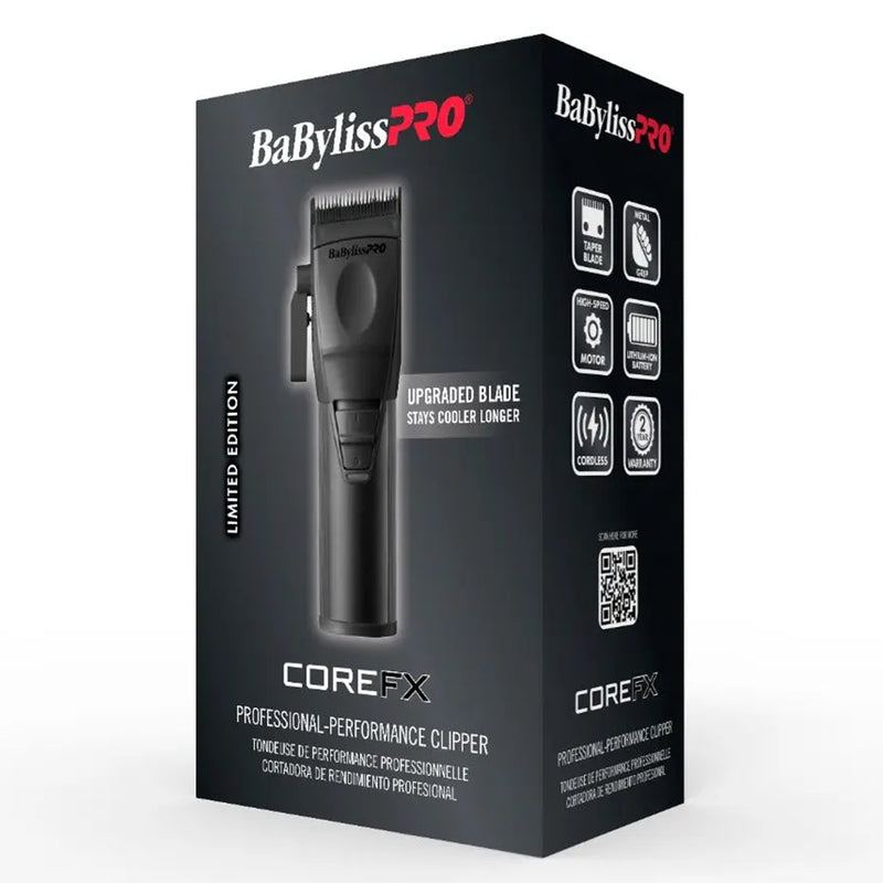 BaByliss Pro LIMITED EDITION COREFX Clipper - Matte Black #FX86MB