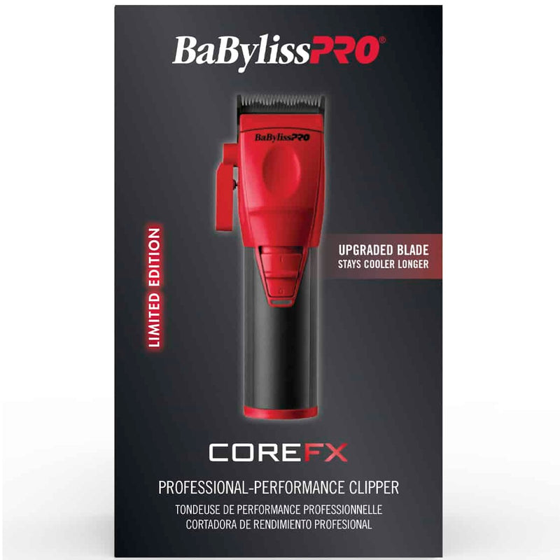 BaByliss Pro LIMITED EDITION COREFX Clipper - Red #FX86RD