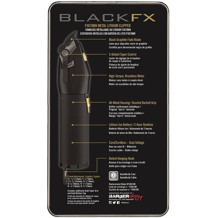 BaByliss Pro BLACKFX Clipper #FX870BN