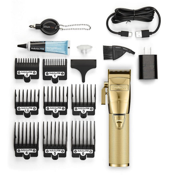 BaByliss Pro [NEW UPGRADES] GOLDFX+ Clipper #FX870NG